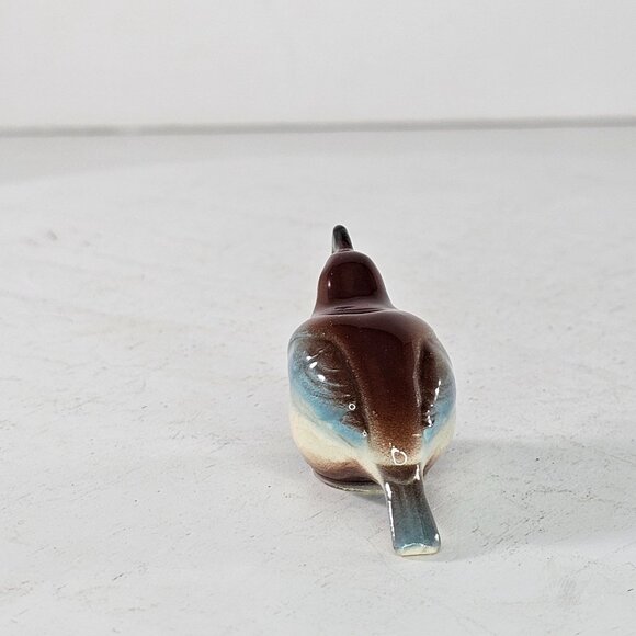 Hagen Renaker Quail Blue Bird Miniature Figurine - Picture 8 of 9